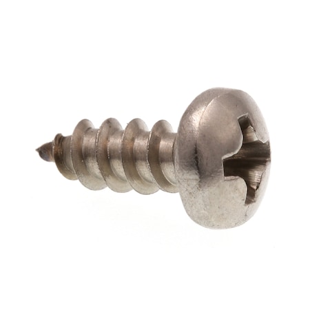 Prime-Line Sheet Metal Screw, #6 x 3/8 in, Plain Stainless Steel Pan Head Phillips Drive, 25 PK 9019149